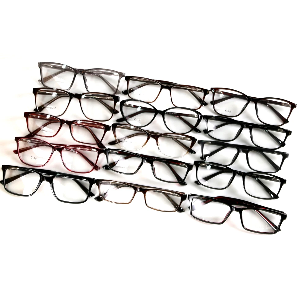 

Free Sample Cheap Stock Plastic Fashion Oculus Wholesale Eye Glasses Transparent Round New Design Manufacturer Random Frames, Custom color