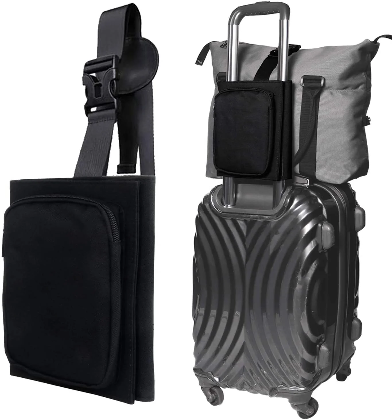 

Luggage Straps for Suitcases add a bag Easy Bag Bungee Bag Holder with Storage Bag Strap Organizer Travel Accessories Belt