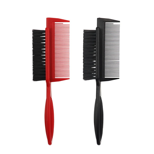 

New Hairstyling Brush Black Bristle Double-sided Combined Brush Trimming Brush