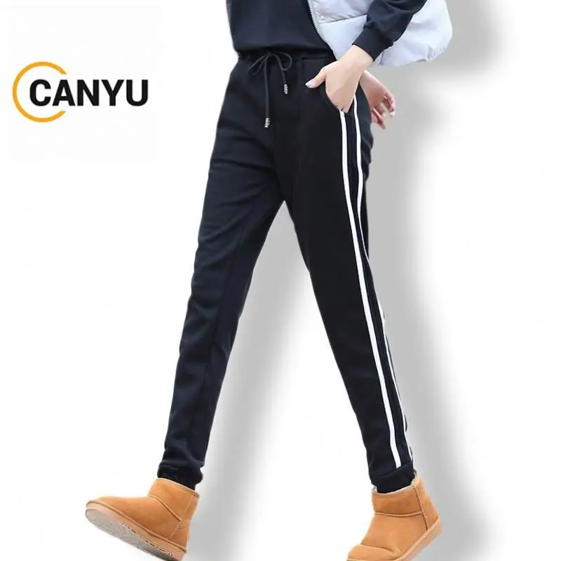 

CYB079 High Quality wholesale custom jogger women track pant/Running slim fit sweat pant, Customized color