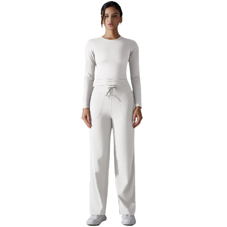 固体Pattern弹力Yoga Set