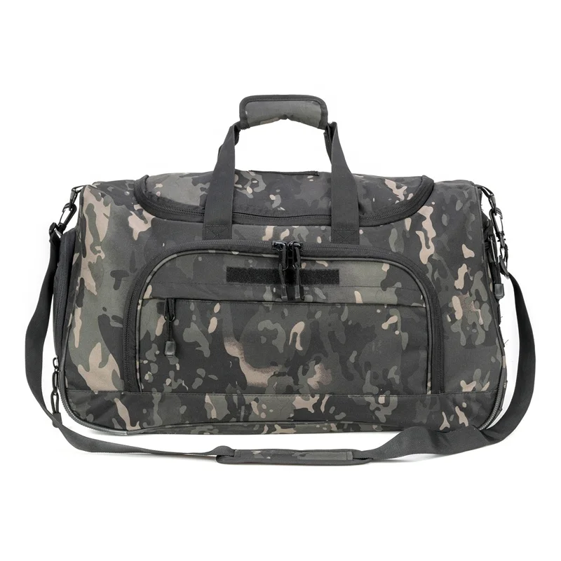 

Military Handbag Army Outdoor Sport Bag China Manufacturer Waterproof Duffle Bag Travel Bag, Black camo