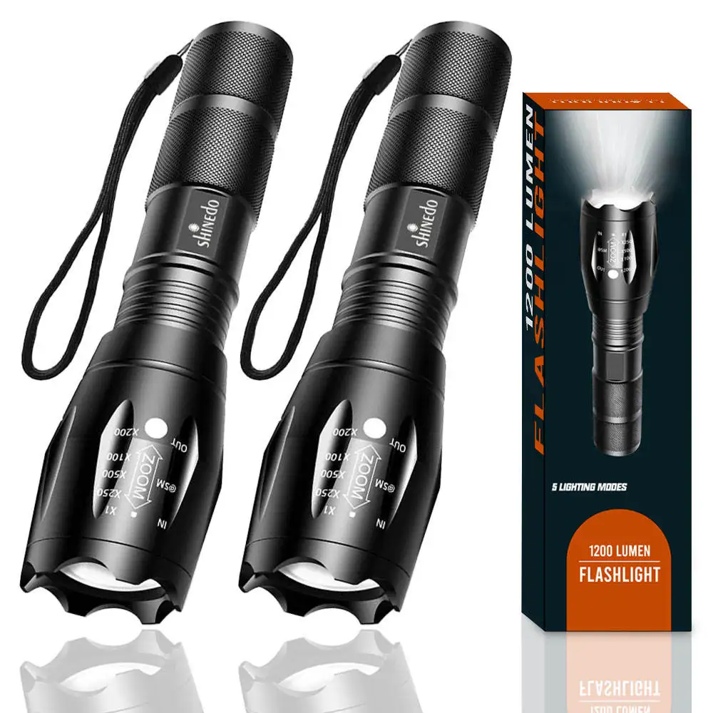 Super Bright flash light Aluminum High Power 1000 lumen 10W Rechargeable Led Torch Novelty Gifts Flashlight