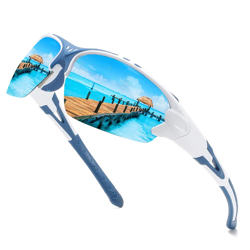 

High Quality Outdoor Polarized Travel Driving Sun Glasses Sports Cycling Coating Film Colorful Lens Men Sunglasses