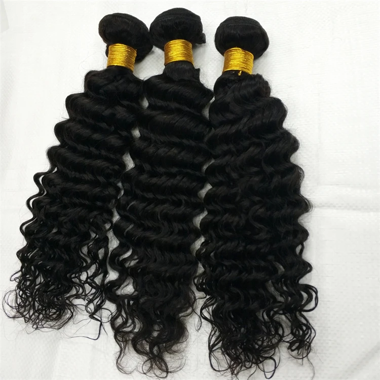 

Letsfly 8A Deep Wave 100% unprocessed virgin human hair extensions cheap price bundles bulk wholesale dropship
