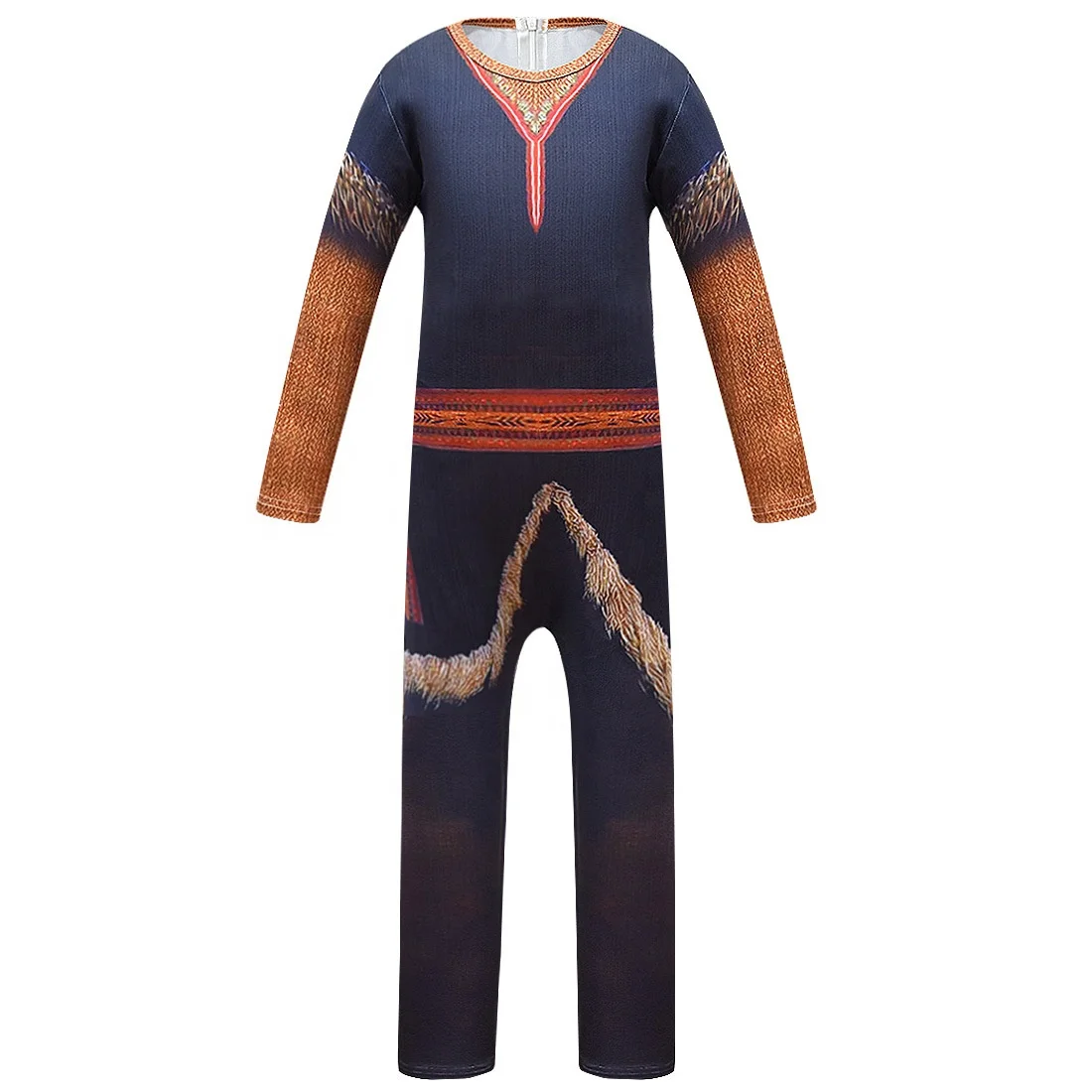 

Hot new products festival costume Snow Queen Anna's prince dress romper All seasons can wear Halloween party costume