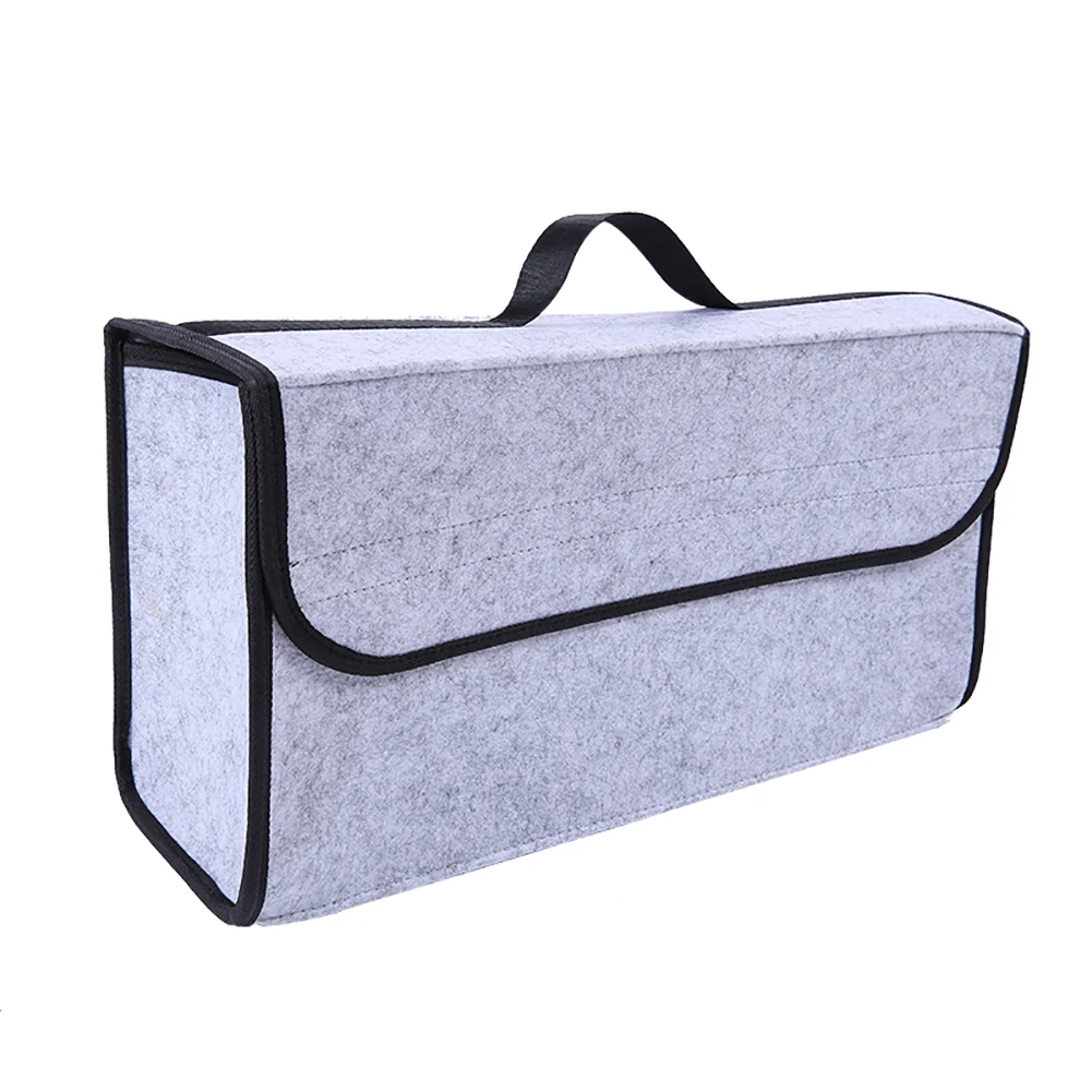 

Portable Auto Car Felt Cloth Foldable Multipurpose Storage Bag Organizer Tidying Container Save Spac, Customerized