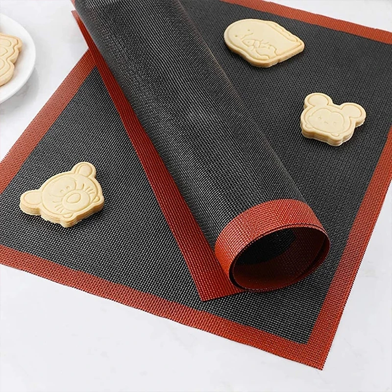 

Silicone Eclair Baking Mat Non Stick Oven Liner Perforated Steaming Mesh Pad for Kitchen