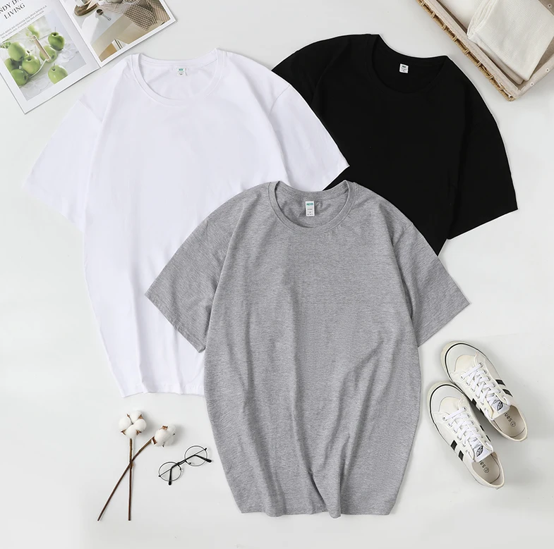 

100% cotton men custom screen printing t shirt high quality t shirt blanks cotton