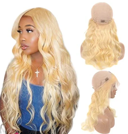 

Lsy raw virgin Brazilian human hair wig transparent 613 blonde lace frontal wig 13x4 body wave human hair wig for black women