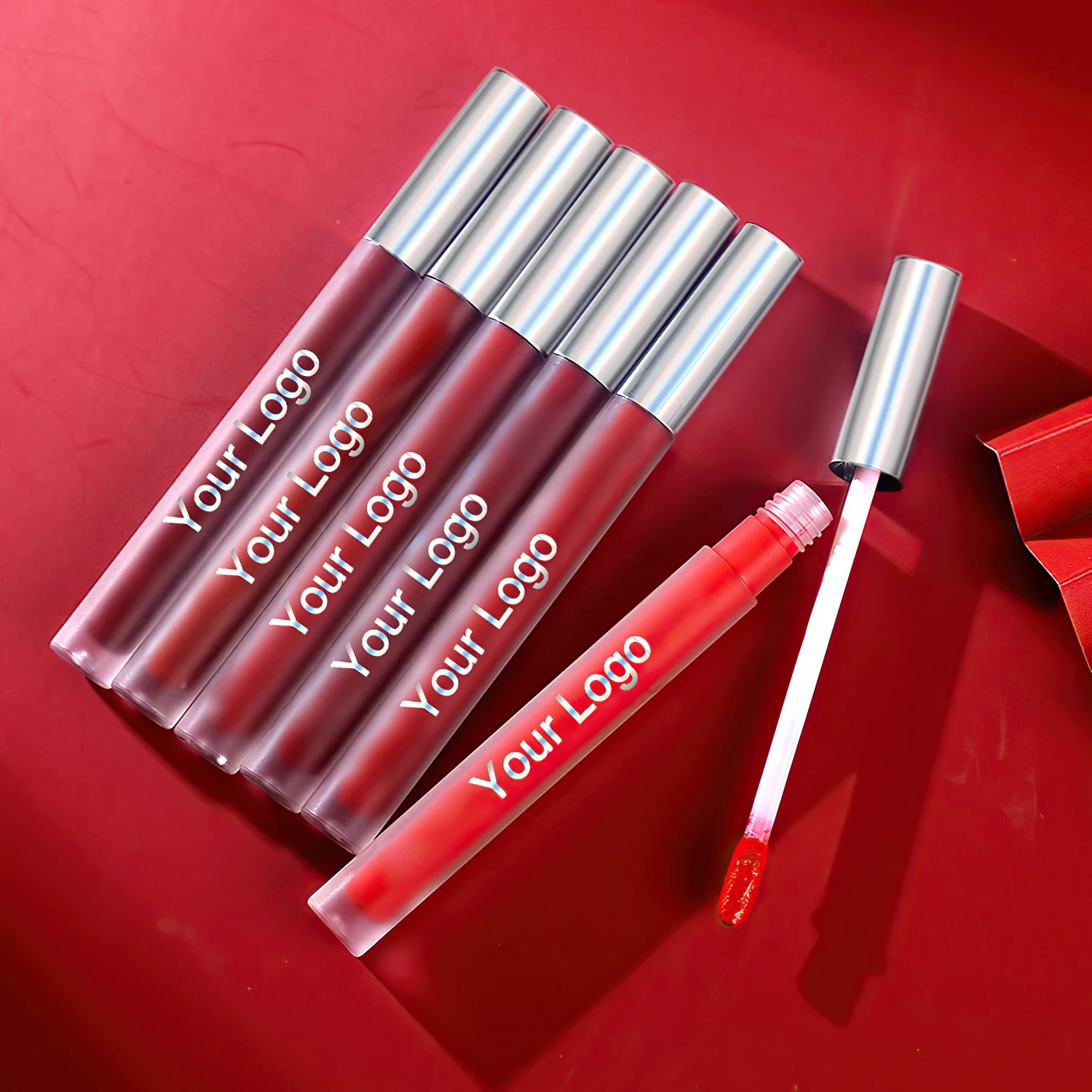 

Hot selling Liquid Matte Lipstick Private Label Waterproof Makeup Lip Gloss Stick Lipgloss