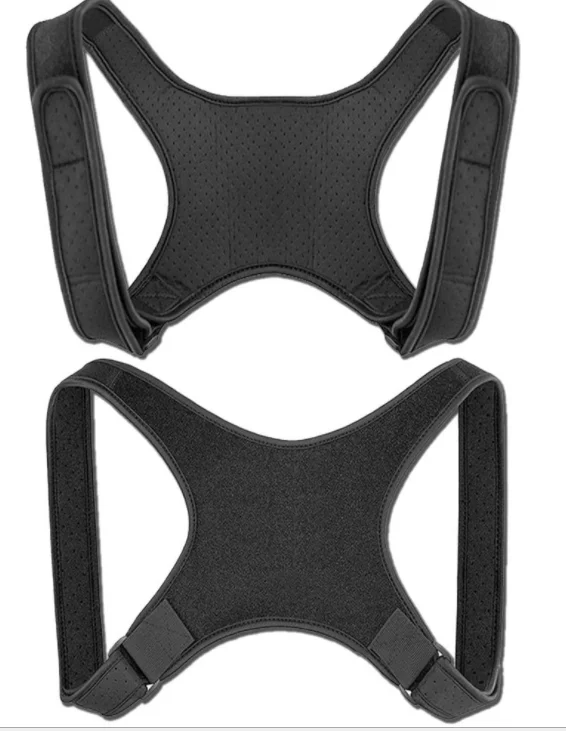 

Back Brace Posture Corrector Straightener for Men Women, Shoulder Back Support Brace Humpback Correction, Black