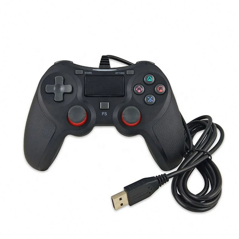 

Ps4 Wired Game Controller With Vibration Stable Host Private Mode
