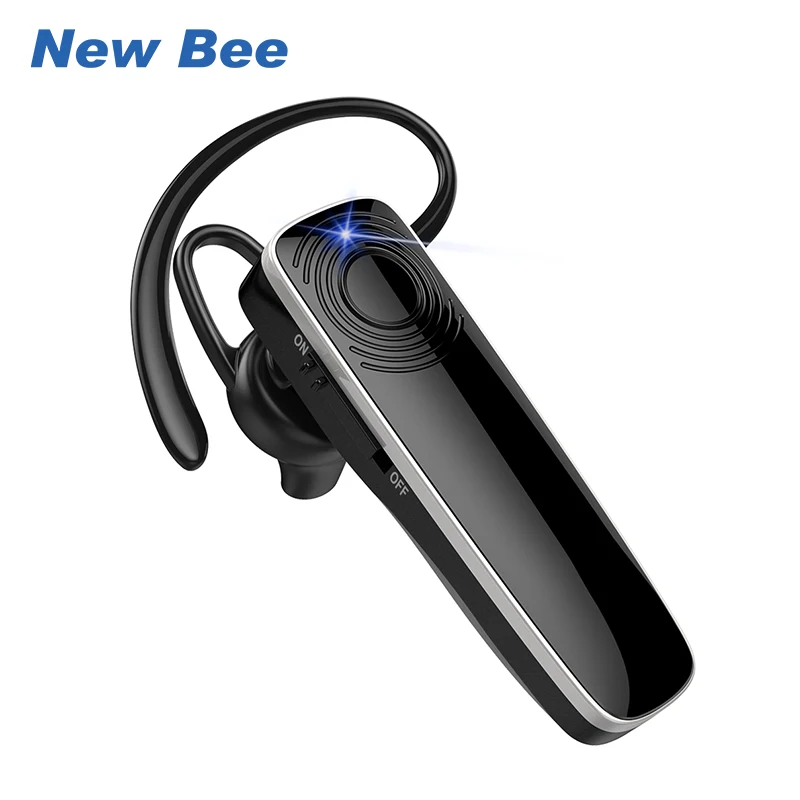 

New Bee NB-12 Private Label Cheap Price Blue Tooth Headset Wireless Head Set Hifi 5.0 Bluetooth bt Earphones and Headphone, Black color