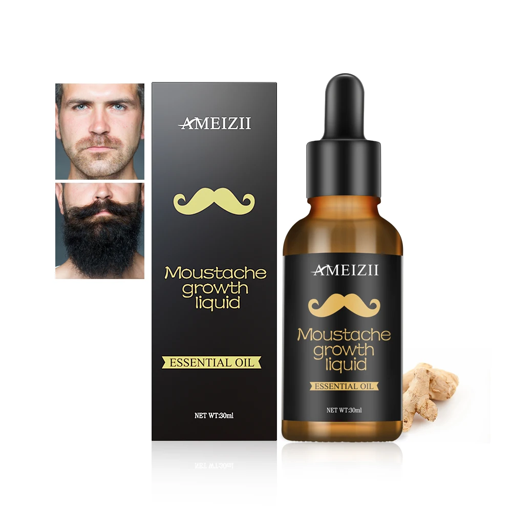 

AMEIZII 100% Natural Beard Oil Private Label Custom Beard Care Huile Essentielle Smoothing Mens Beard Grooming Kit aceite barba