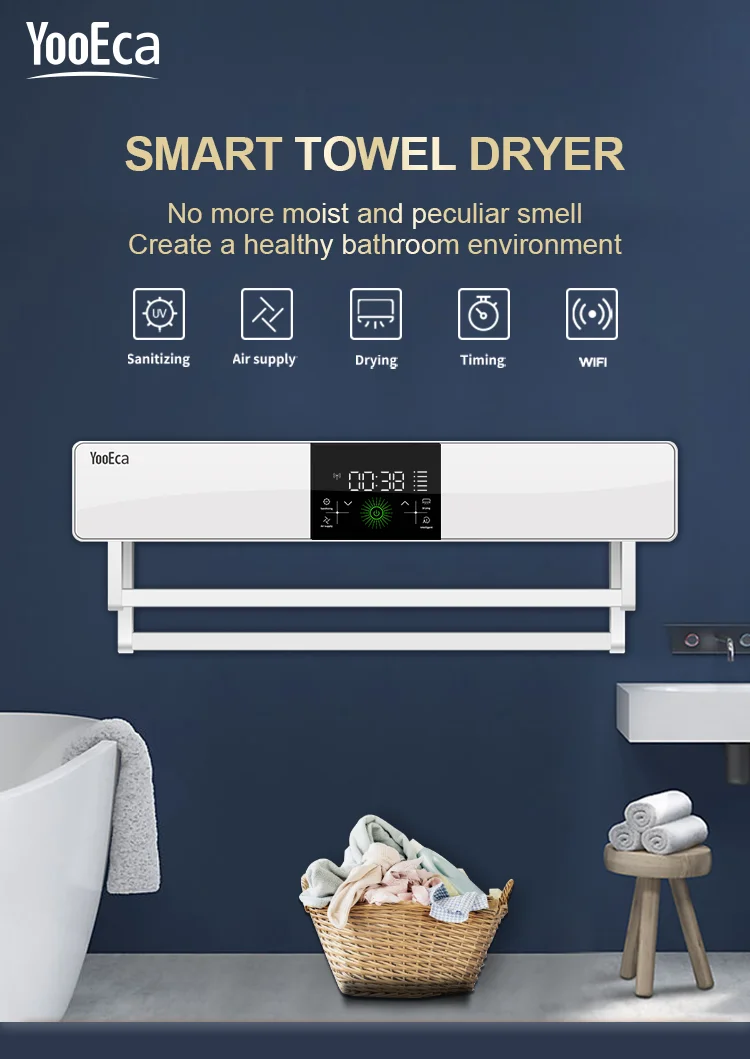 Smart Towel Dryer with UV Disinfection Luxury Version MJ03AL