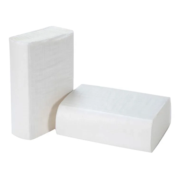 

Wholesale multi fold paper towel N-fold hand paper tissue for kitchen toilet, White