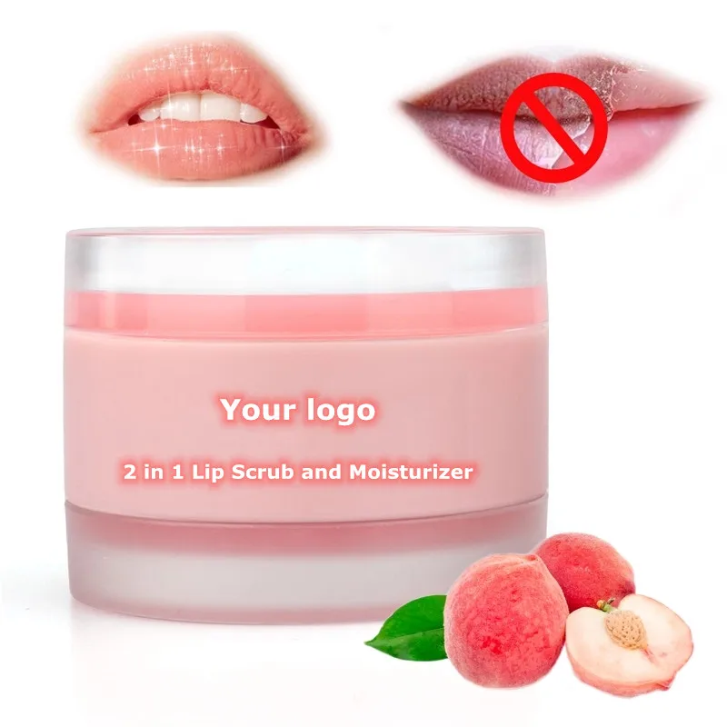 

Private Label sugar lip balm and lip scrub Custom Organic Lip exfoliating Scrub 100% natural, Pink lip scrub