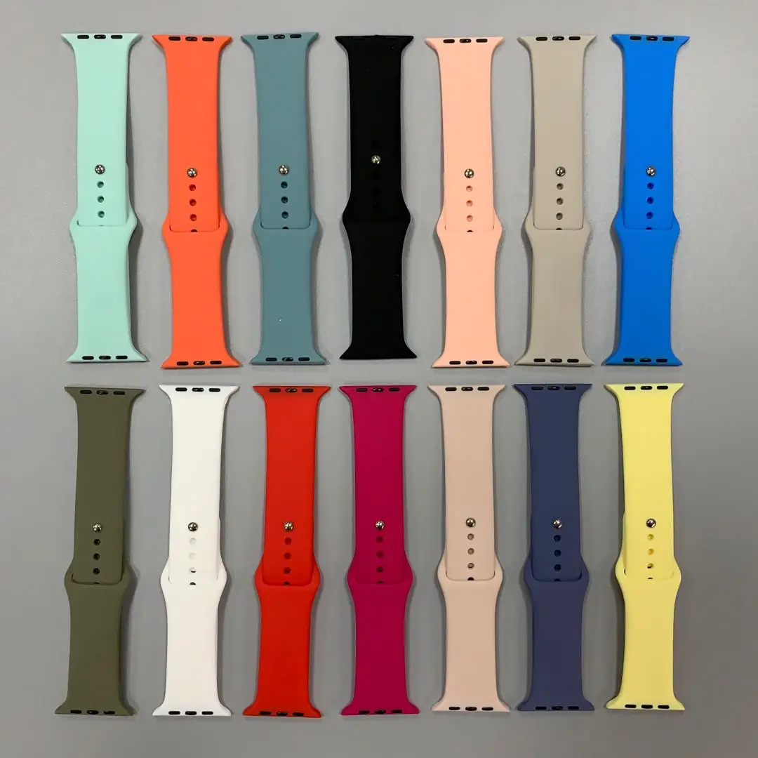 

Original Replaceable multi-color silicone strap T500 W26 X7 iwo 8/9/10/11/12 smart watch band, Optional