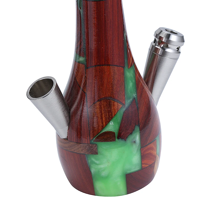 Wholesale High Quality Wooden German Hookah Sheesha New Design Glass