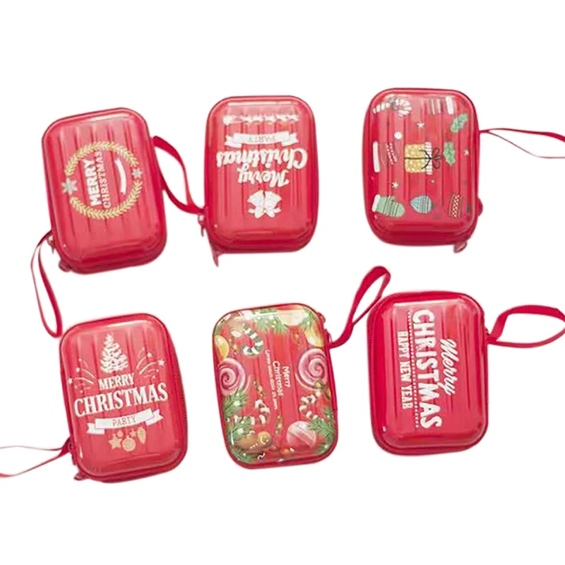 Star Packaging Jewelry Accessories Organizer Tin Case Small Zipper Metal Christmas Organizer Tin Box