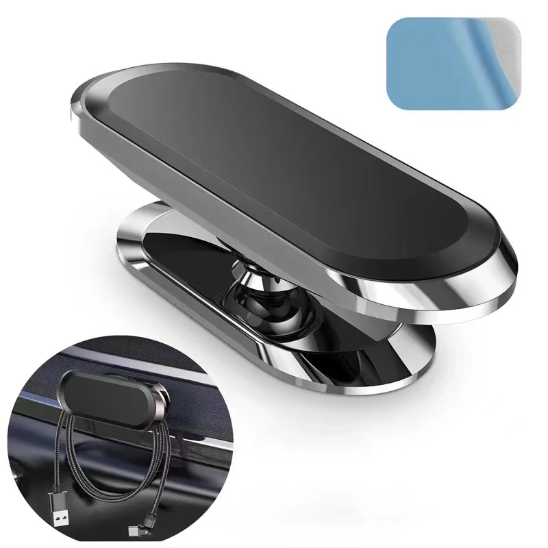 

Magnetic Car Phone Holder Universal Air Outlet Metal Magnetic Navigation Car Holder Rotates 360 Degrees