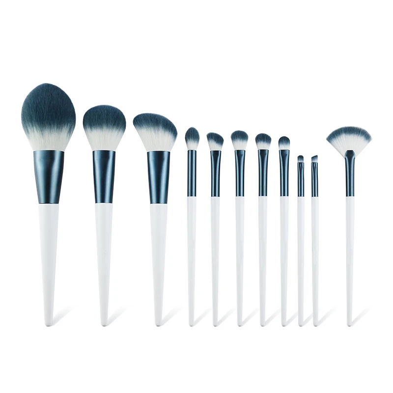 

Free Sample Makeup Brushes/Crystal Black Handle Makeup Brush Set/Custom Logo Make Up Brushes 14pcs 18pcs brush set, Customized color