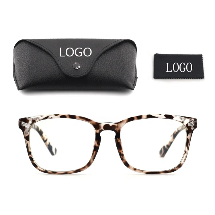 

DOISYER 2020 high quality unisex leopard eyeglasses frames women anti blue ray light blocking computer glasses