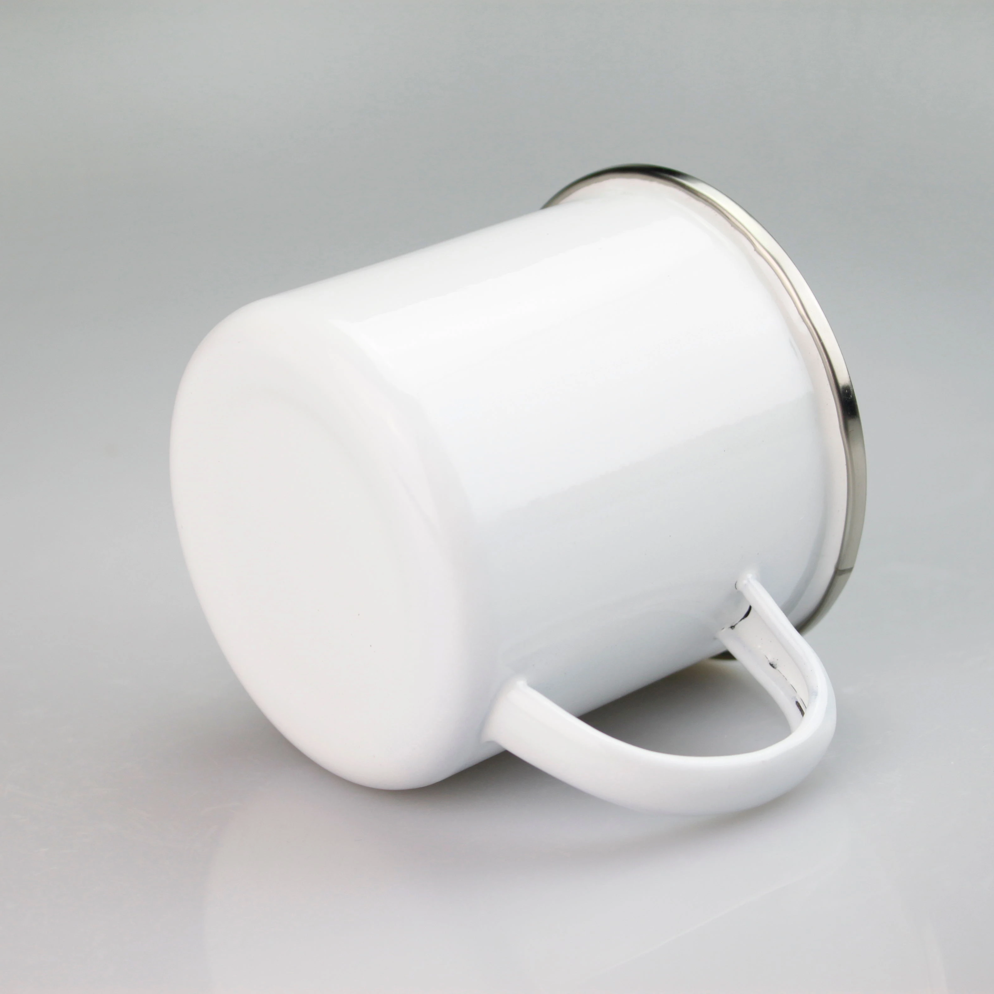 

Auplex Custom Logo Personalized Enamel Coffee Mug Cup Stainless Steel Enamel Cup