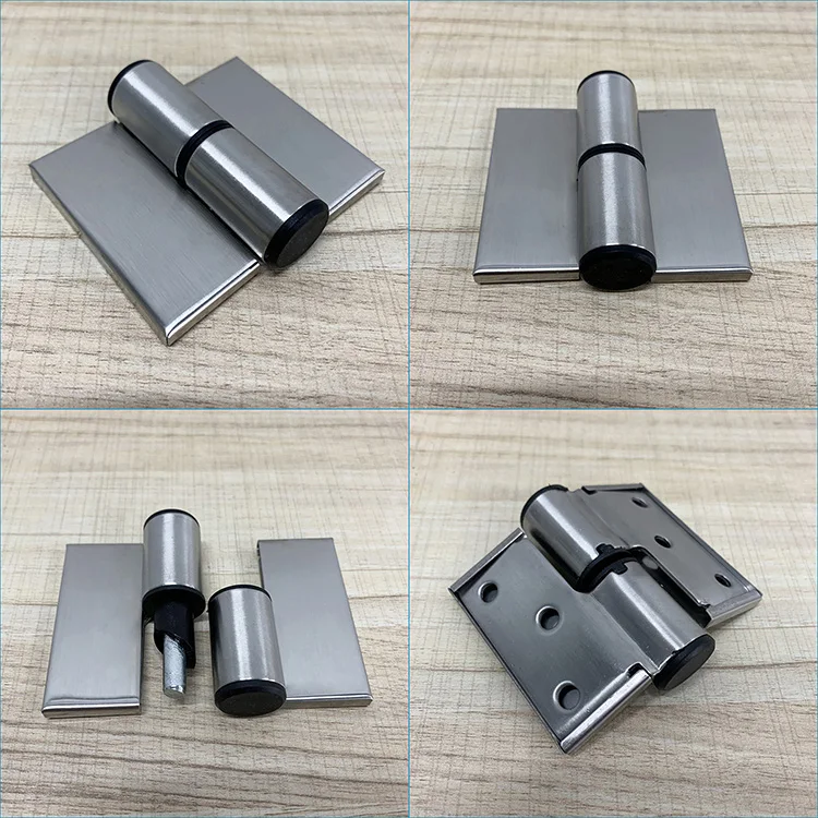 Custom Design 304 Stainless Steel Toilet Cubicle Partition Hardware Door Gravity Hinges