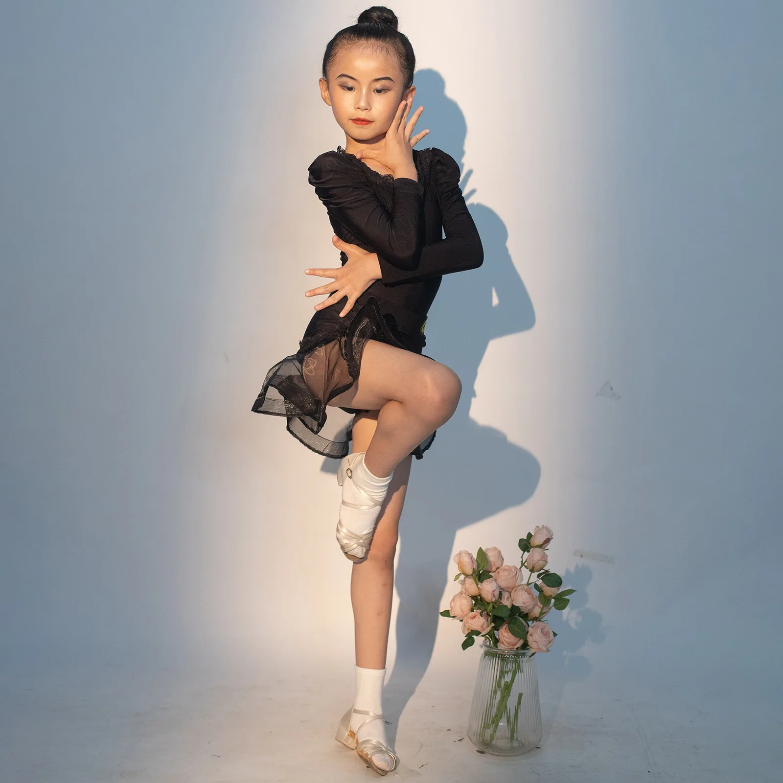 Black Girls Practice Performance Children Separate Girl Dance Wear