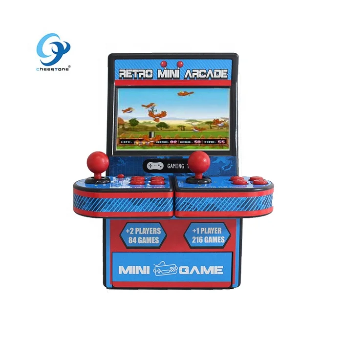 

2019 high quality 16bit retro mini bartop arcade game machine CT881X, Black(customized)