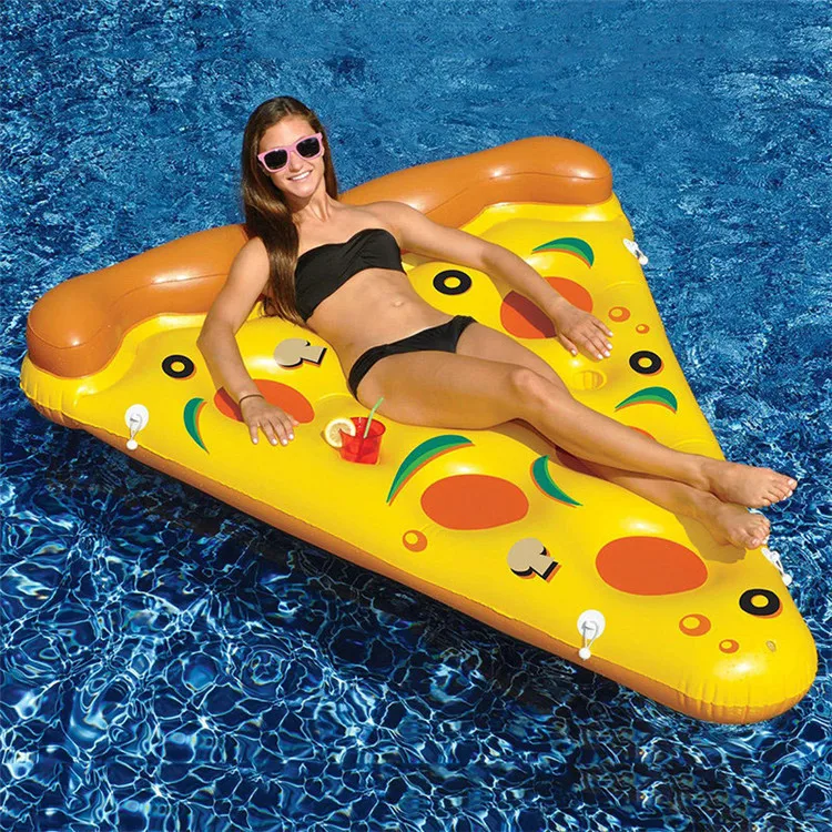 

Unisex Floating Mattress Swimming Pool Mat Inflatable Pizza Pool Float Pool Party Floats