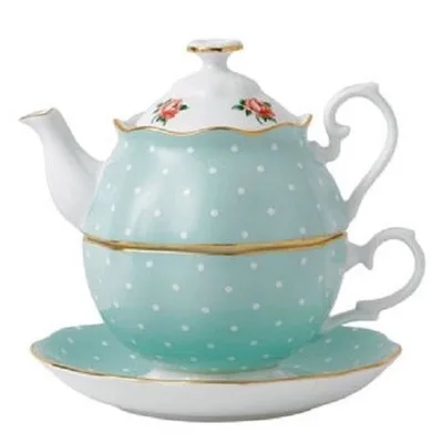 

Wholesale Royal Albert Fine Bone China Coffee Tea Cup Teapot Set With Saucer for Office, As picture