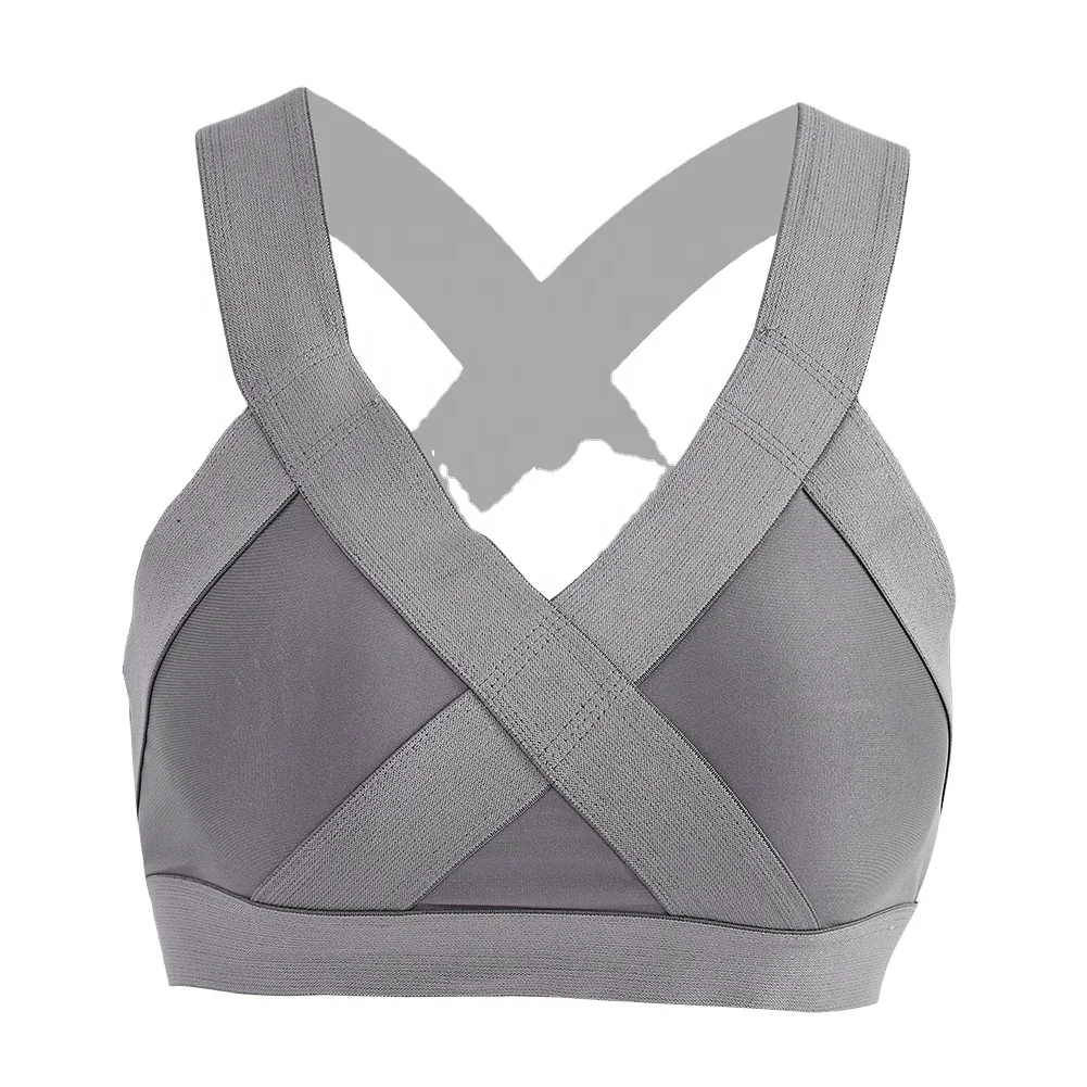 

TY Sports Bra Women Wire Free Gym Bra Quick Dry Shockproof Yoga Running Vest Workout Sports Fitness, Customized colors