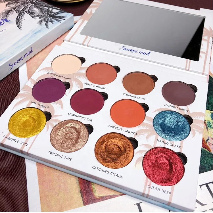 makeup private label eyeshadow palette