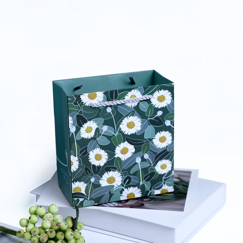 小雏菊礼品袋手提袋创意鲜花礼品纸袋批发 - buy 礼品纸袋,礼品包装袋