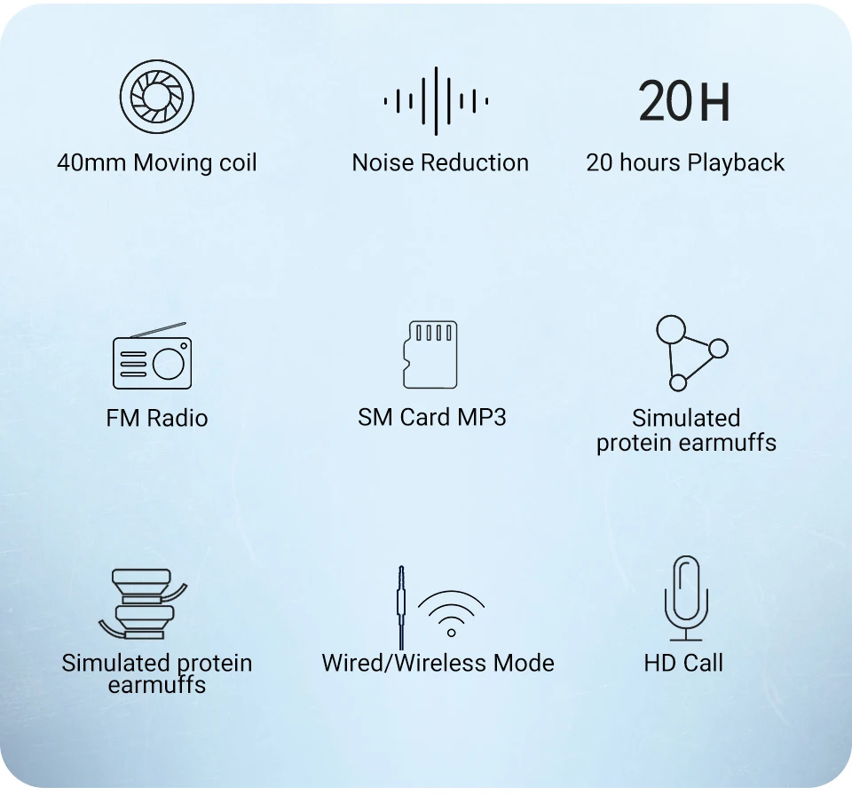 Best Seller Wireless Noise Cancelling Headband Earbud Sports Stereo Headset Foldable Deep Bass OEM Bluetooth Earphones Headphone - ANKUX.COM