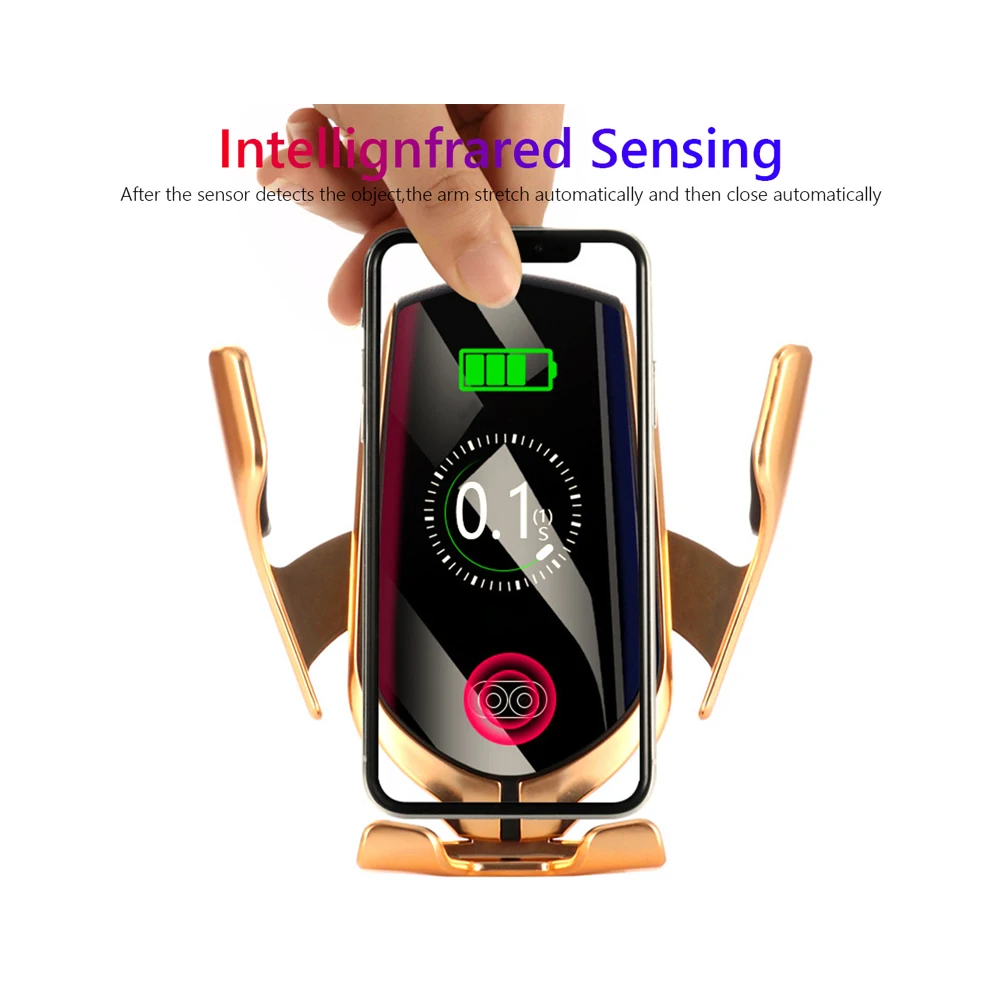 

factory direct sales R1mount car phone holder holder with charger