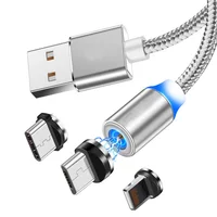 

Factory LED 3 in 1 Magnetic Usb Charging Data Otg Cable