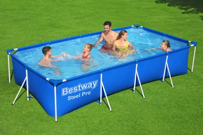 
Bestway 56405 above ground small size swimming pool Water Tank steel pool for homes 
