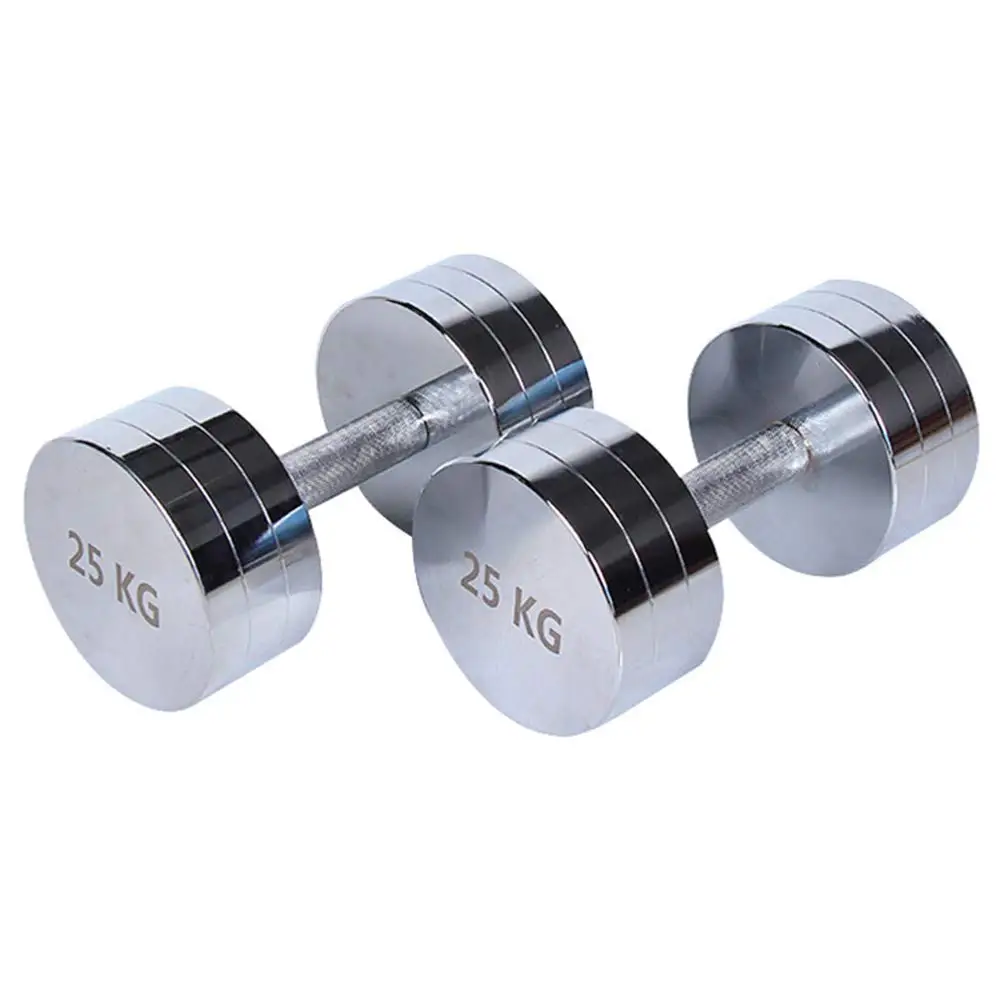 

Xingsheng Unisex Yoga 1-10kg Dumbbell Set Chrome Stainless Dumbbell, Silver
