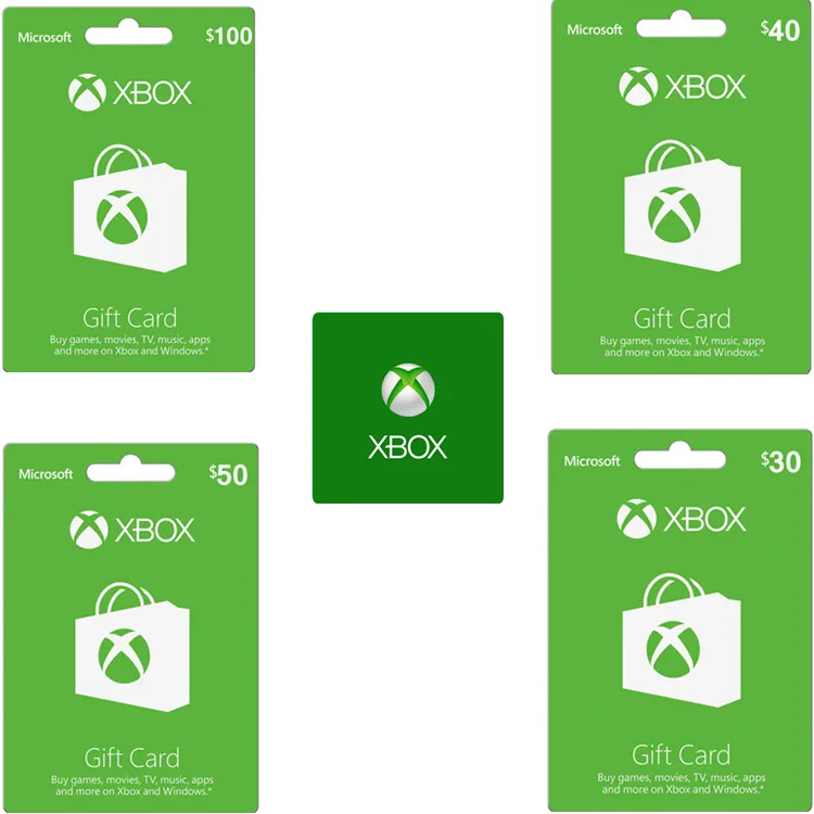 how much is a xbox live gift card