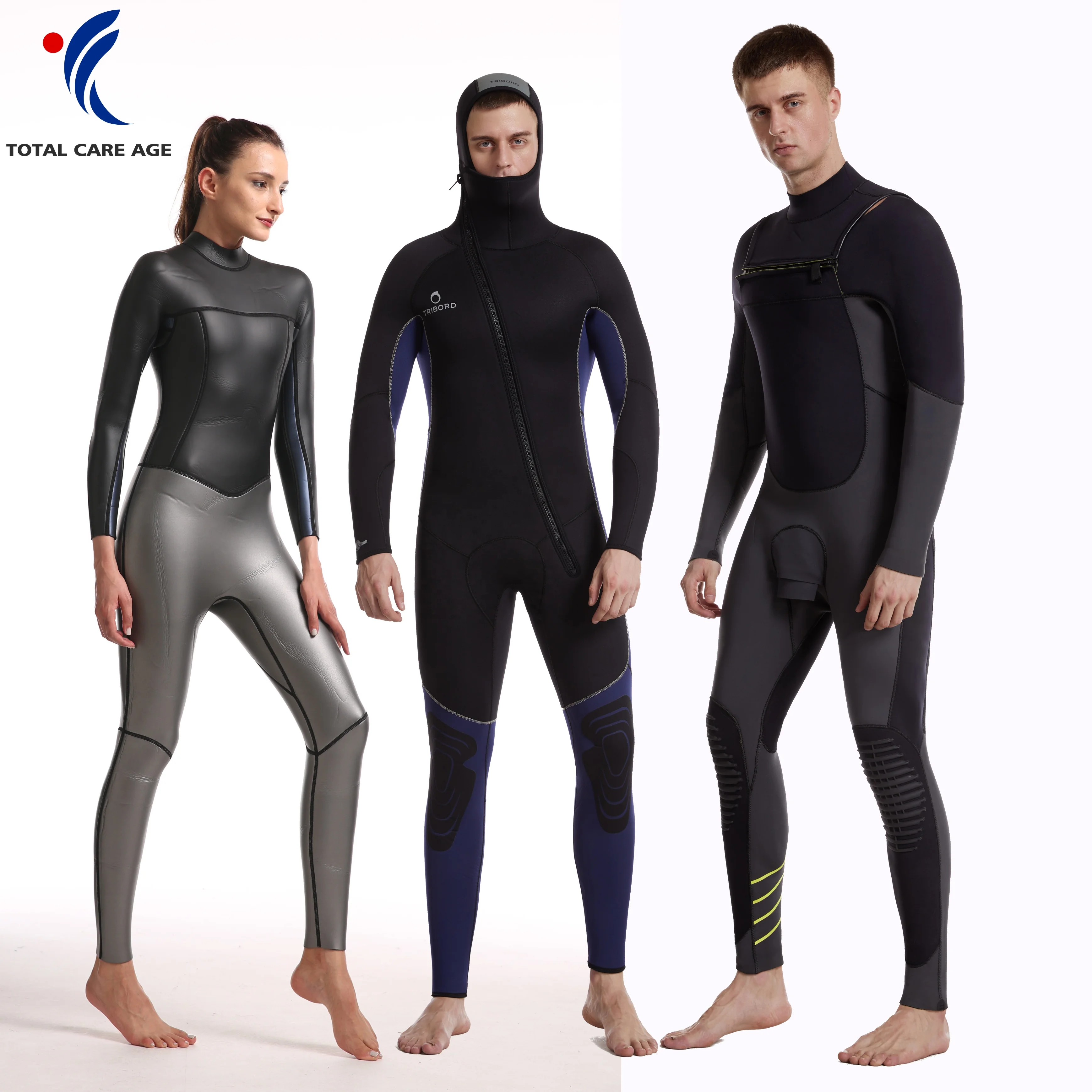 

YIHENG Customized 3mm 5mm 7mm Triathlon Snorkeling Freediving Spearfishing Surfing Diving Wet Suit Smooth Skin Neoprene Wetsuits