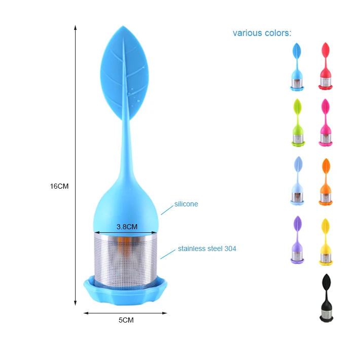 

Hot Selling Stailess Steel Fine Mesh Filter Tea Steeper Loose Leaf Tea Strainer Infuser, Red, pink, orange, yellow, blue, green, black, etc.