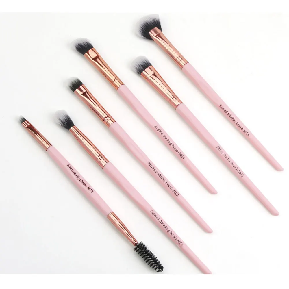 

Hot Selling Makeup Brushes Private Label Set of 6 Eye Makeup Brushes High Quality Professional Makeup Brushes