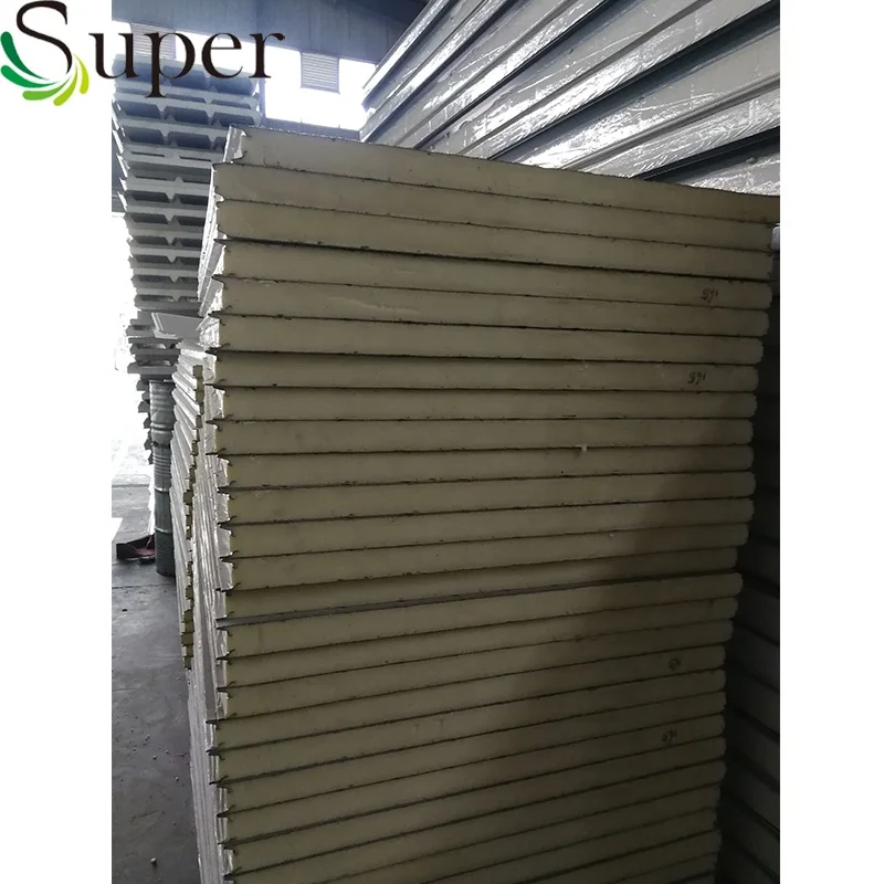 
High Quality 150mm PU Sandwich Panel With Cheap Price 