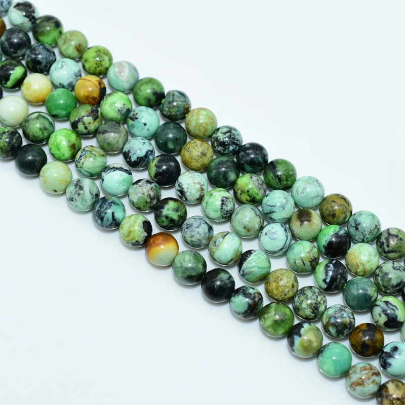 

Trade Insurance 6/8/10/12mm Natural Variscite Loose Beads