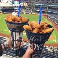 

Stadium bpa free disposable plastic milk tea cup with fried chicken tray and straw