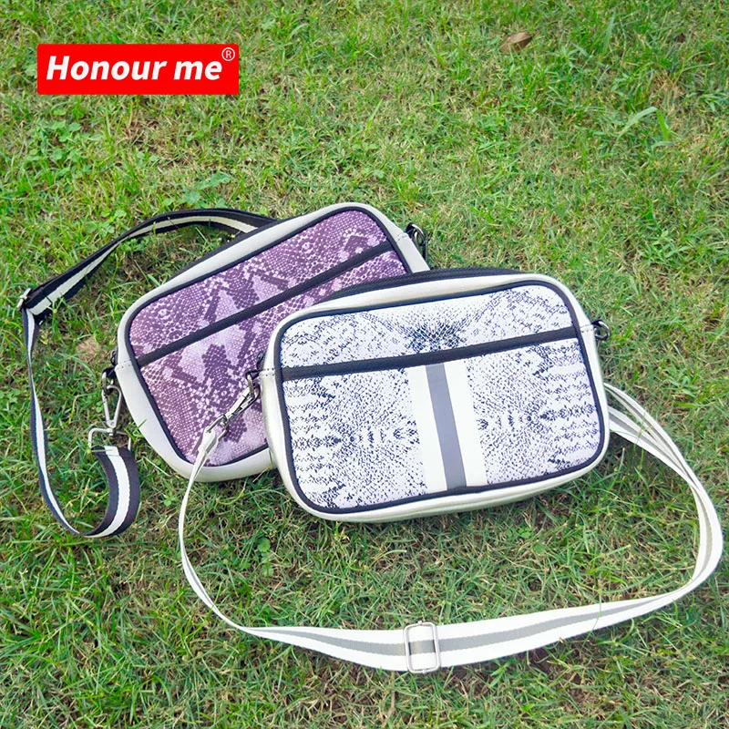 

2020 factory neoprene material and perforated waterproof neoprene cross body beach handbag, Any colors are available